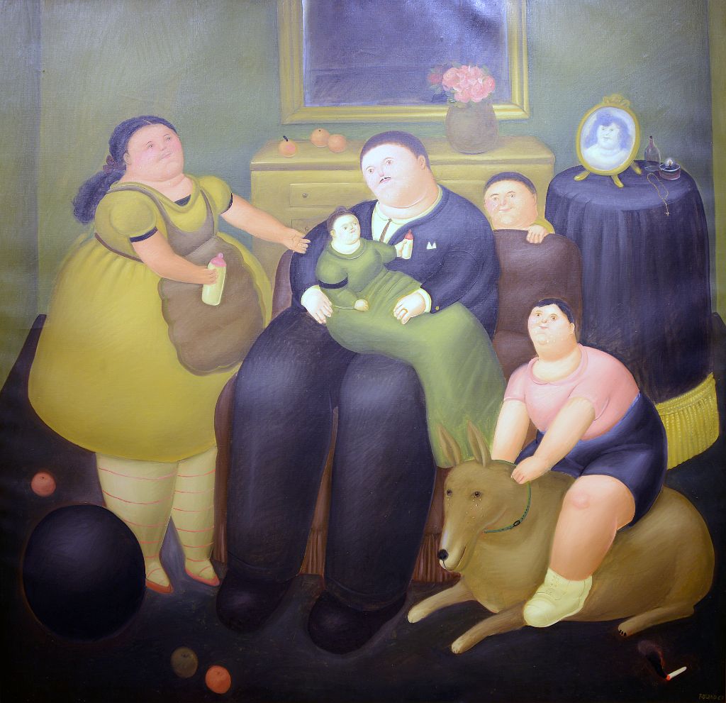 11 Los Viudos The Widowers Painting By Fernando Botero MALBA Buenos Aires